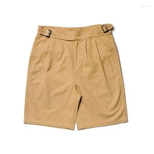 Men's Shorts 2023 Cotton Vintage Khaki Green UK Military Army Gurkha Summer Plain Streetwear Cargo Short Pants Unisex Hiking