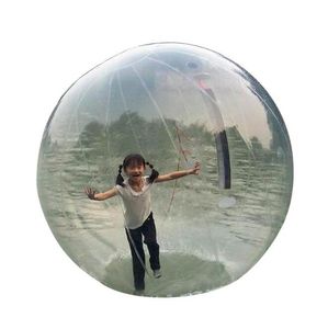 1.3m 1.5m 1.8m Gonfiabile trasparente Acqua Walking ball PVC che gioca palle zorb palla da ballo Air Floating Hamster Zorb Ball Pool Toys