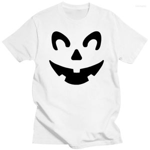 Jack O' Lantern Face men's t shirt - Unique Pumkin Tee for Haloween, Short Sleeve O Neck Pure Cotton Printed Tee