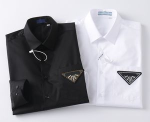 Modedesigner-Herrenhemden mit langen Ärmeln. Business-Hemden mit Doppelkragen für schmale Herrenhemden