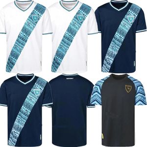 2023 2024 Guatemala National Team Mens Soccer Jerseys 24 Home White Away LOM CEBALLOS PELEG OSCAR SANTIS Football Shirts Adult Uniforms