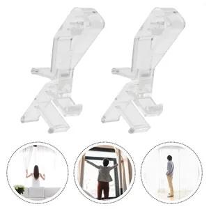 Curtain Clips Blind Curtainvalance Window Drapery Hook Holders Bracket Fixing Rod Vertical Clamps Parts Accessoriesclear