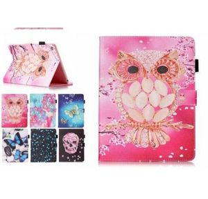 Color Mix Butterfly owl PU Leather Stand Wallet Flip Card Slots Covers Case for Samsung Galaxy Tab T280 T230 T550 T560 T5805088523