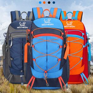 Backpacking Packar Waterproof Camping Bag Men's Water Ryggsäck för kvinna Travel Klättring av bergsklättring Sport utomhus Trekking Kvinnlig vandringsmaterial P230510