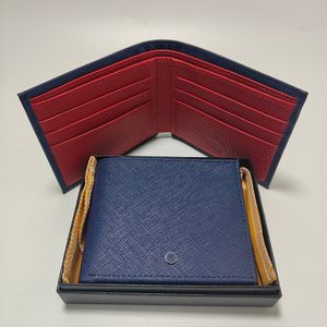 Bolsa de grife da marca, porta-cartões de visita, porta-cartões finos, elegante, bolsa de couro vermelho, bolsa de moedas, mini-carteira