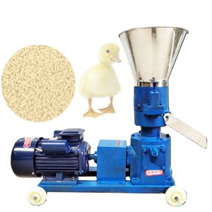 100kg/h-200kg/h Pellet Machine Pelletizer Mangimi per animali Alimentare Pellet Che fa macchina Agricoltura Granulatore di particelle brucianti senza motore