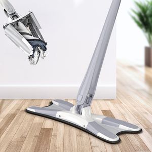 MOPS X-Type Floor مع 3pcs منصات الألياف الدقيقة قابلة لإعادة الاستخدام 360 درجة شقة للمنزل استبدال أدوات تنظيف الأسرة الغسيل 230510