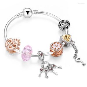 Bangle Design Original European Bracelets Moon Star Charms Mindes se encaixam em Bangles Bangles amizade Jóias DIY