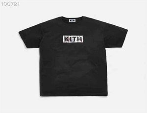 Kith Floral Classic Children039s Adulto Manga Curta Tshirt Oneck Kith Algodão Camiseta Menino Criança Meninos e Meninas Engraçado G12099383555