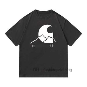 Męskie koszulki carhart litera drukująca koszulka krótkie rękawie mężczyźni mężczyźni kobieta swobodny alfabet druk doodle T-shirty 8w1b yxw1 1 daw1