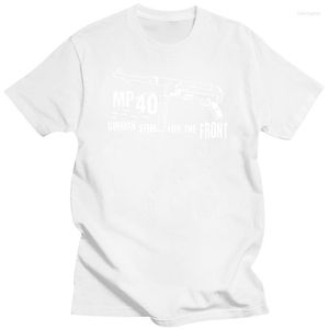 Мужские футболки T MP40 Немецкая стальная сталь MP 40 Submachine Fashion Men Mans Men and Woman Shirt Top Toes Custom Logy Size Hip Hop Hip Hop