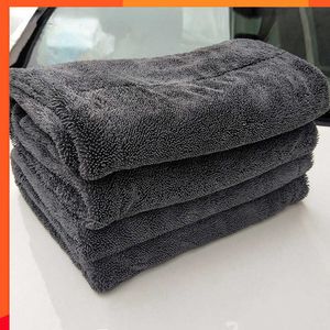 New Car Wash Towel 1200GSM Double Sided Towel Car Detailing Twisted Braid Cloth Super Absorbent Rag for Car Home Washing Accessories