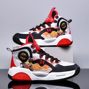 Scarpe antinfortunistiche per bambini stile basket ragazzi e ragazze sportive alla moda mesh traspirante bambini 230509