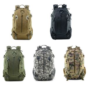 Backpacking Packs Zaino tattico borsa portaborse borsa zaino multifunzione caccia all'aperto escursionismo nero P230510