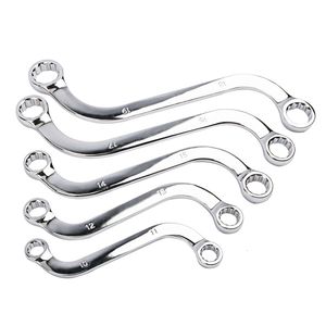 Chave elétrica 5pcs u Tipo de chave de chave de chave de alcance Ferramenta de reparo de carros ouble dupla cabeça de cabeça combinação 230510