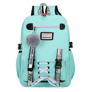 Confezioni zaino in spalla Borse da scuola casual Zaino scuola moda ricarica zaino usb borsa da esterno attrezzatura da campeggio P230510