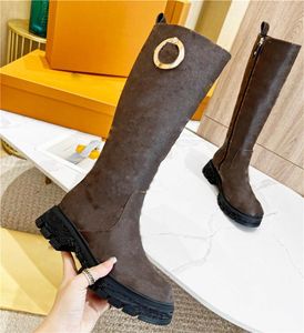 Women Designer Territory Flat High Ranger Boots Iconic Branded Women Ankle Boot Laureate Platform Desert Calfskin Chunky Martin Winter Sneak