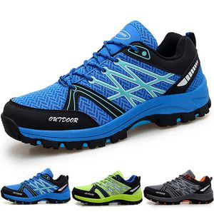 Hiking Footwear Brand Hiking Shoes Men Mesh Breathable Outdoor Travel Shoe Waterproof Hunting Fishing Shoes Mountain Off-Road Riding Sports Shoes P230510