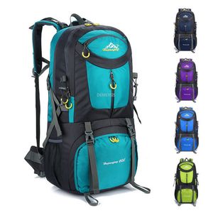 Mochilas de mochila mochila ao ar livre durável 40 50l 60l Caminhando de montanhismo Camping escalada de pesca de mochilas P230510