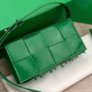 Designer womens crossbody shoulder bags luxury knitting handbag mens waist bag genuine leather box wallet Cassette purse chest pack L1Rg#