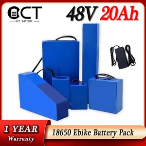 18650 Batteri 48V 20AH E BIKE BATTERI 36V 15AH SAMSUNG LITIUM CELLER ELEKTRISK SCOOTER Batteripaket Motor+54.6V 2A -laddare