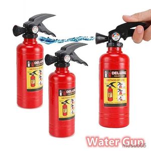 Sand Play Water Fun Funny Mini Fire släckare Toy Water Guns Spray Water Outdoor Pool Beach Summer Toys Fireman Squirters for Kids Party