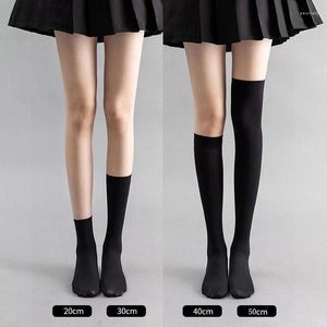 Women Socks JK Woman Stockings Black White Long Cute Over Knee High Summer Thin Section Fashion Girls Kawaii Cosplay Sexy