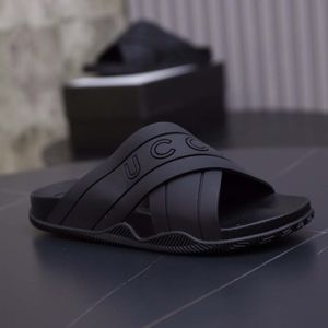 Designers sandaler tofflor pool kudde mules solnedgång platt komfort vadderad främre remmen easyTowear stil glider skor