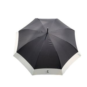 Classic Small Straight Rod Curved Handle Light Luxury Umbrella Sun Protection Uv Protection Sunny Umbrella