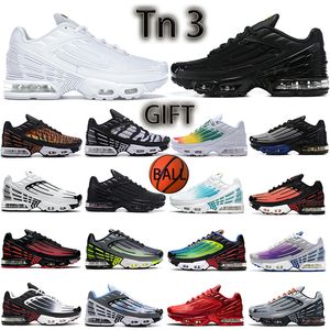 2023 Tn Mens Sapatos Esportivos Triplo Preto Branco Aquamarine Zebra Cool Cinza Preto Laser Azul Neon Lobo Cinza Obsidian Tns 3 Running Shoes Designer Sneakers Tns