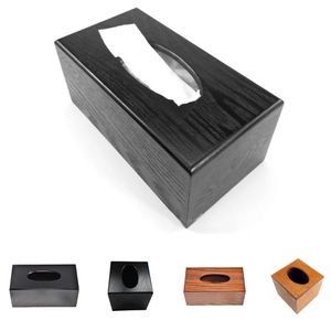 Organização de madeira tecido suporte de armazenamento de papel caixa guardanapo do carro caso capa titular 4 tipos disponíveis acessórios para casa cozinha quarto