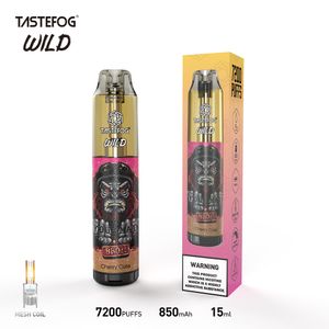 人気のTastefog野生の充電式使い捨て蒸気7000パフチャイナ卸売