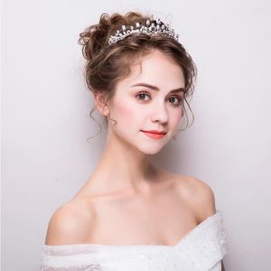 Hair Clips Hight Quality Cubic Zirconia Wedding Bridal Tiara Crown Women Girl Jewelry Accessories Rhinestone Crystals Tiaras CH10099