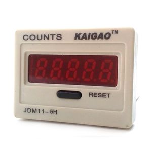 Electronic Counter 5-digit Blackout Memory With Voltage Production Counting DC12V DC24V DC36V AC220V 0-99999 KG11J-5H