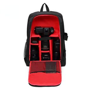 New SLR Camera Bag Waterproof Wear-resistant Digital Photography Bag Outdoor Double Shoulder Computer Backpack