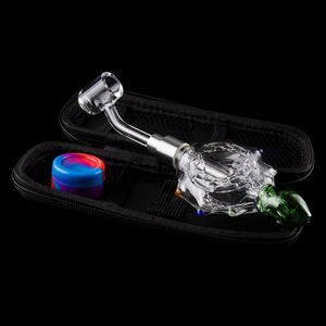 ChinaFairPrice CSYC NC031 Rökning Pipe Bag Set 510 Titanium Quartz Ceramic Tips Quartz Banger Nail 45/90 Degree Dabber Tool Silicon Jar Turtle Style Dab Rig Glass Bong Bong Bong Bong Bong Bong Bong Bong Bong Bong Bong