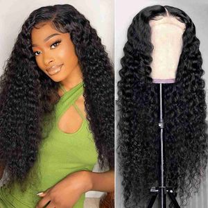 Hair Wigs HD Transparente Wave Deep Lace Front Humano 4x4 Fechamento 13x4 WIG CALOURO BRASILIANA PARA MULHERES 230510