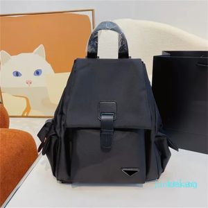 Designer-Rucksack für Herren, Designer-Büchertaschen aus Nylongewebe, modisch, einfarbig, multifunktionale Schultasche mit großem Fassungsvermögen