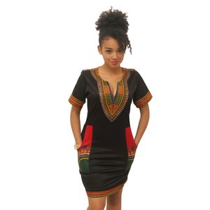 Ethnic Clothing Plus 3XL African Dresses for Women Bazin Rich Super Elasticity Dashiki Print Maxi Dress Bodycon Ropa Mujer Talla Grande Vestido 230510