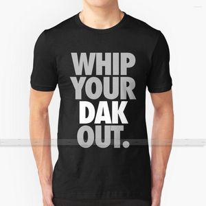 Camisetas de hombre Whip Your Dak Out. ( Plata / Blanco ) - Camisa Mujer Verano Algodón Camisetas Est Top Zeke Ezekiel