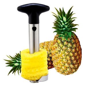 Großhandel Edelstahl Ananas Schäler Cutter Slicer Corer Peel Core Werkzeuge Obst Gemüse Messer Gadget Küche Spiralizer Werkzeug