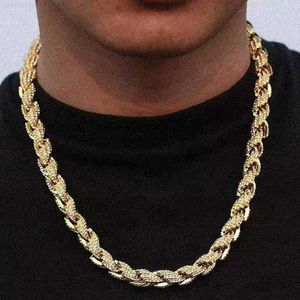 Custom Made New Design Rock Style Luxury Hiphop Jewelry 925 Sterling Silver Vvs Moissanite Diamond Men Rope Chain