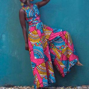 Ethnische Kleidung Afrikanische Kleidung Overall MultiWear Stil Weites Bein Hose Dashiki für Frauen Mode Damen Robe 230510