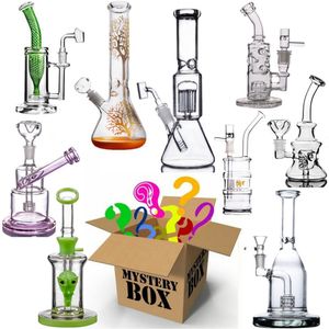 Multi Styles Hookahs Mystery Box Surprise Blind Box Water Glass Bongs Smoking Accessories Percolator Pipes Oil Rig Dab Rigs