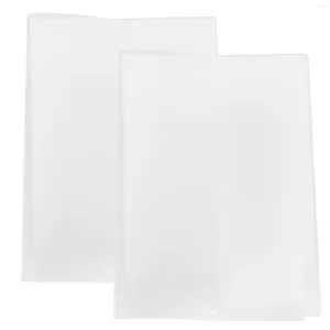 PCs Clear Sheet Sheet Protectores transparentes estojo de capa anti-vestimenta de capa do bloco de sugestões Pocket Pocket A5