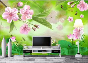 Wallpapers Custom Po 3d Room Wallpaper Landscape The Water Lotus Wall Papers Home Decor Painting Murals For Walls 3 D