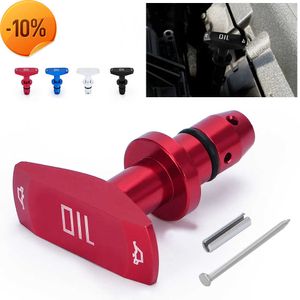 Ny universell bilolja DIPstick Pull Handtag Motor Oil PullHandle Aluminium Billet Auto Ersättning Modifiering Dekoration