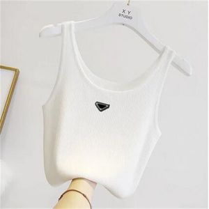 FSDA Summer 2023-1 White Women Crop Top Embroidery Sexy Off Shoulder Black Tank Top Casual Sleeveless Backless Top Shirts