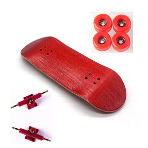 Novità Giochi 34mm Fingerboard Deck Tavola in legno di acero colorato a 5 strati per skateboard da dito in legno 230509