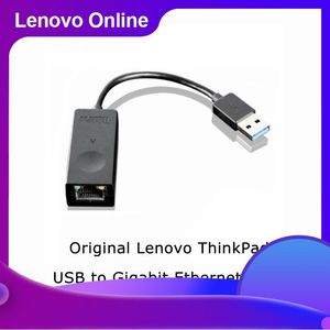 Şarj Cihazları Orijinal Lenovo ThinkPad USB Typec3.0 Ethernet Adaptörü RJ45 GIGABIT Ağ Kartı Dönüşüm Kablosu Adaptörü 4x90S91830